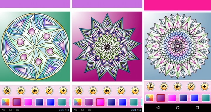 Mandalas: Apps para colorir também no smartphone/tablet